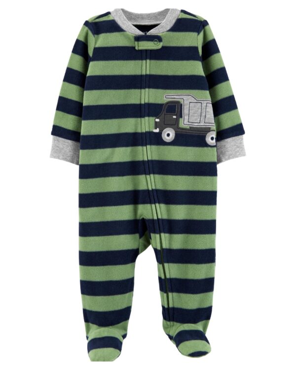 Pijama micropolar camión chile bebe niño marca Carter's