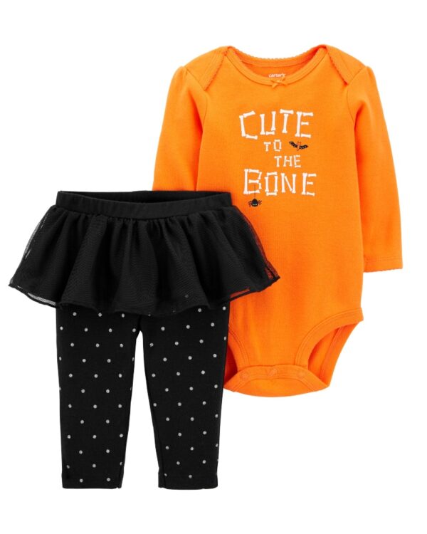 Conjunto disfraz de bebe niña para halloween Marca Carters 100% Original en Chile