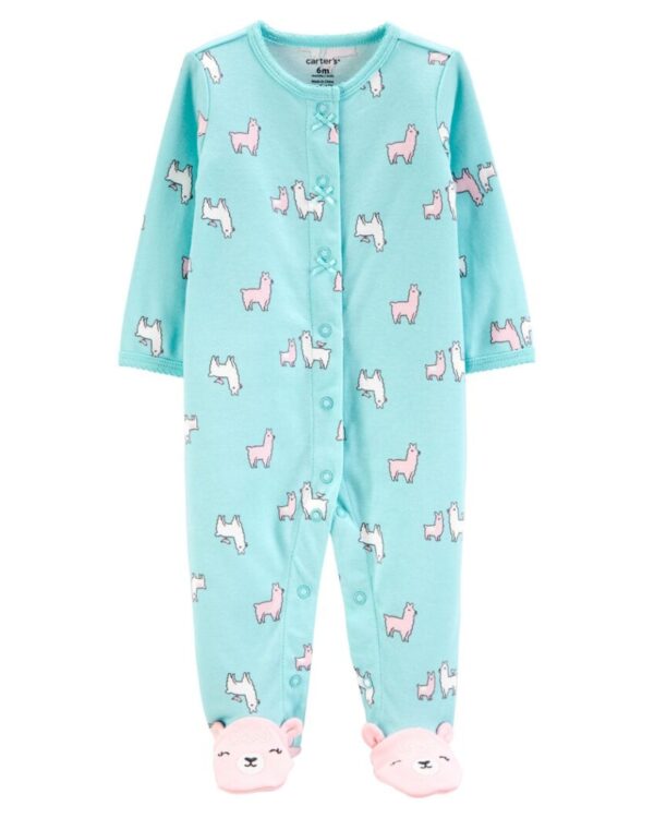 Pijama Algodón llama marca Carters chile bebe niña Carter's