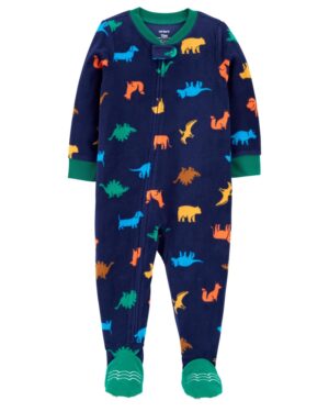 Pijama micropolar dinosaurio chile bebe niño marca Carter's