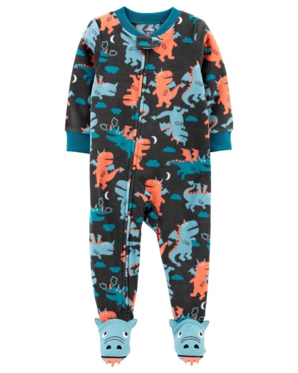 Pijama micropolar dragón chile bebe niño marca Carter's