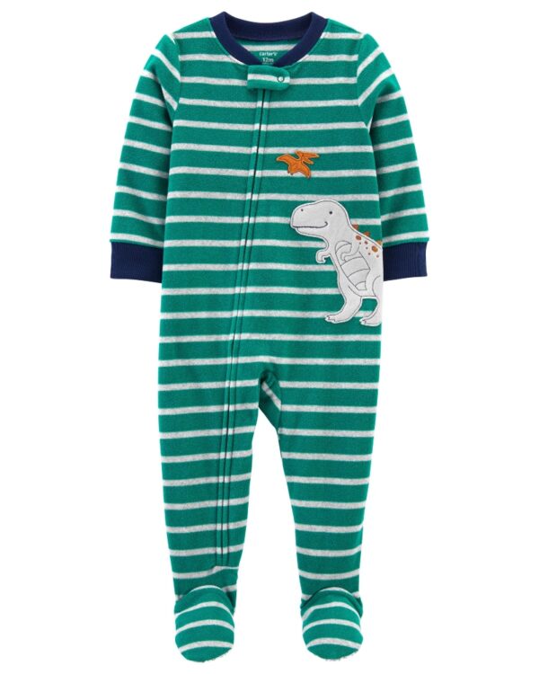 Pijama micropolar t-rex chile bebe niño marca Carter's