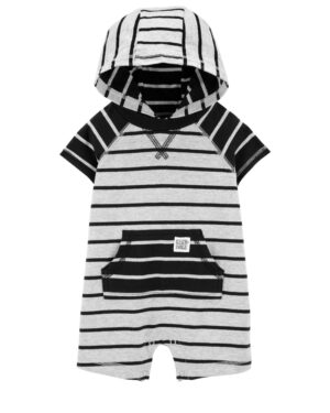 Enterito capucha gris para bebe niño marca Carters 100% Original en Chile