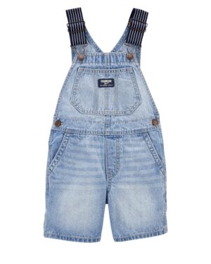 Jardinera short celeste para bebe Marca Oshkosh B'gosh 100% Original en Chile