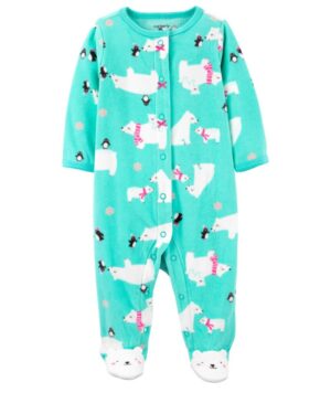 Pijama Micropolar para bebe niña Marca Carter's 100% Original en Chile