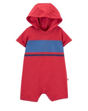 Enterito rojo de bebe niño con capucha Marca Carter's 100% Original