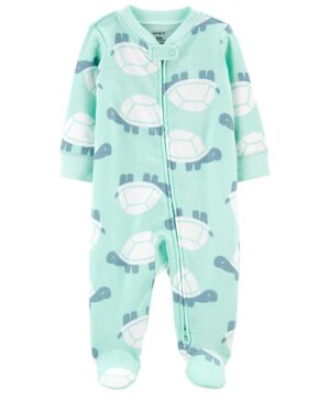 Pijama tortugas algodón para bebe niño marca Carters 100% original en Chile, confeccionado en algodón