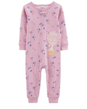 Pijama conejita para bebe niña marca Carters 100% original en Chile, confeccionado en algodón