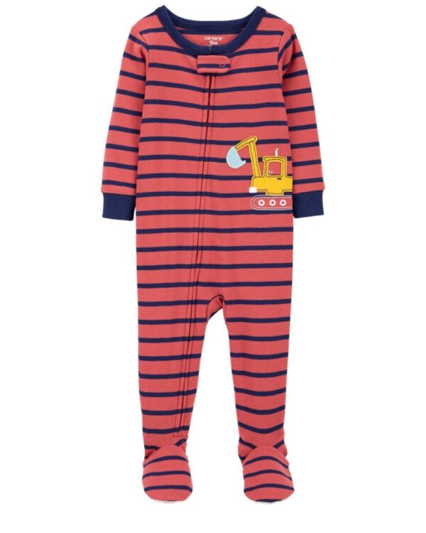 Pijama construcción algodón para bebe niño marca Carters 100% original en Chile, confeccionado en algodón