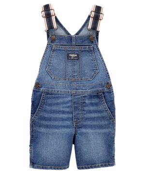 Jardinera short azul para bebe Marca Oshkosh B'gosh 100% Original en Chile