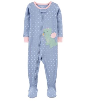 Pijama dinosaurio para bebe niña marca Carters 100% original en Chile